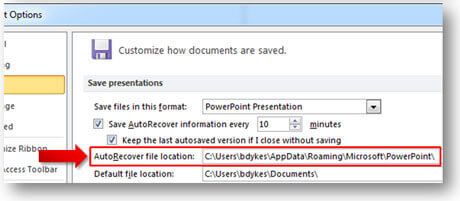 recover powerpoint for mac file not saved